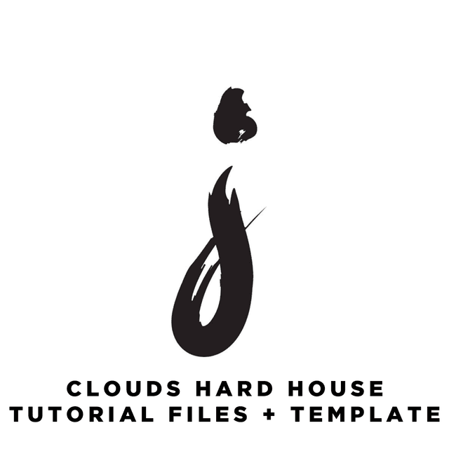 Clouds Hard House Tutorial Files + Template