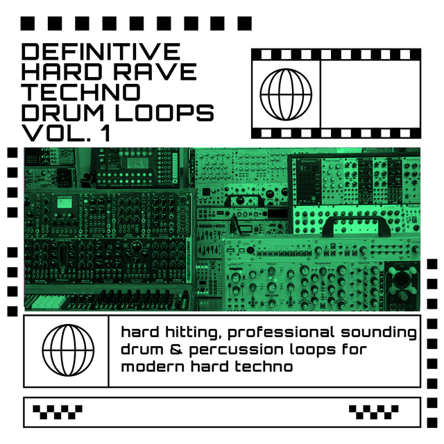 Definitive Hard Rave Techno Drum Loops Vol. 1(FREE Distorted Rumble Kicks)