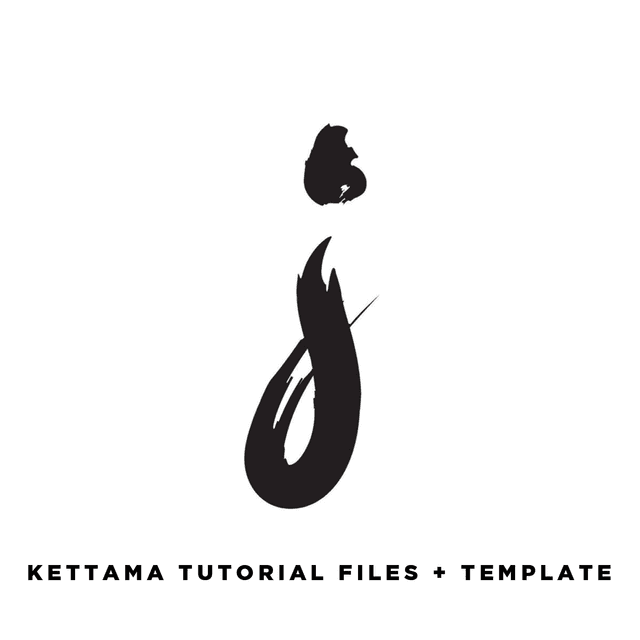 Kettama [Pretty Green Eyes Style] Tutorial Files + Template